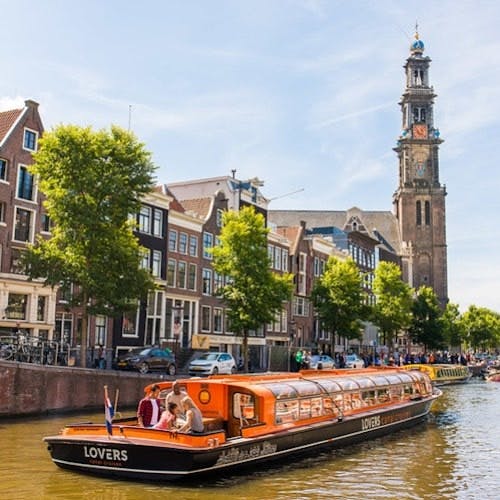 Imagen del tour: Keukenhof: Ida y vuelta desde Ámsterdam + Campos de flores + Crucero