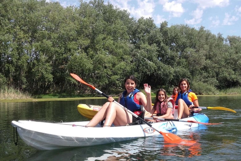 Tour en kayak por el río Ebro