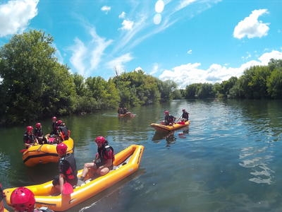 Excursión de rafting por el río Korana a través de Karlovac