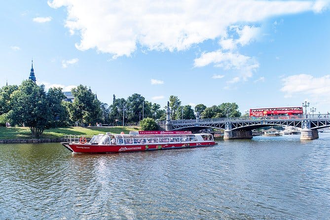 Imagen del tour: Red buses con paradas libres por Estocolmo en autobús y barco