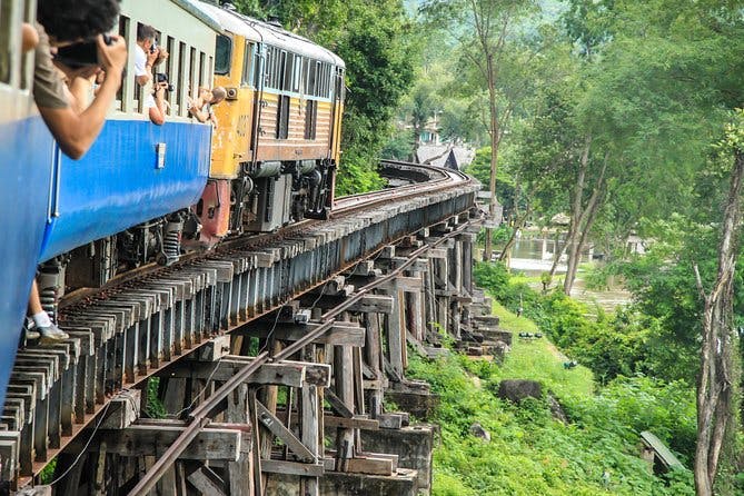 Imagen del tour: Excursión al Puente sobre el río Kwai y Tailandia-Myanmar en ferrocarril