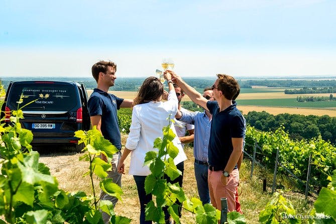 Imagen del tour: Excursión de un día de champán a Moët & Chandon y bodega familiar con almuerzo de Reims