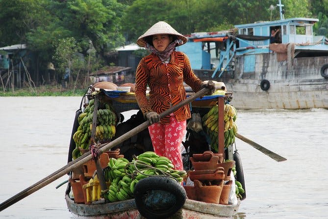Imagen del tour: Recorrido de un día para grupos pequeños por el delta del Mekong y la localidad de Cai Be