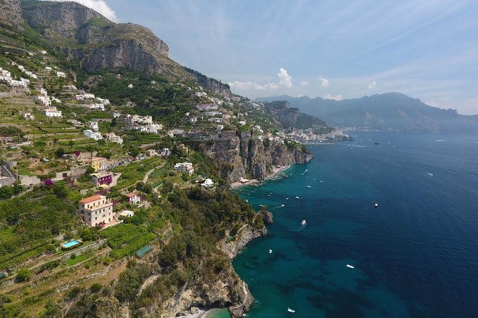 Imagen del tour: Excursión en barco privado por la costa de Amalfi desde Positano, Praiano, Amalfi, Minori o Maiori