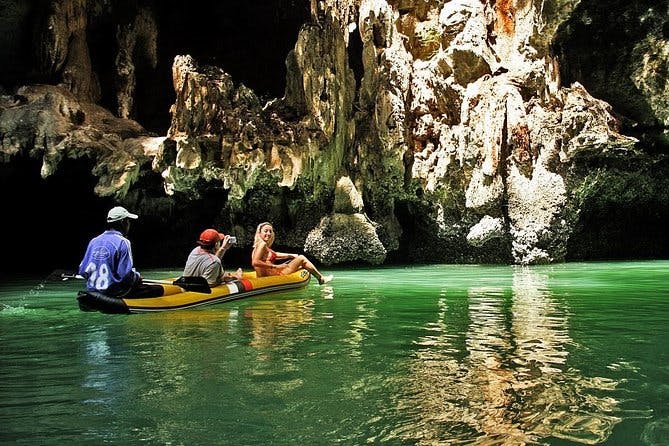 Imagen del tour: Hong de Starlight incluyen práctica de kayak en cueva marina y balsas Loy Krathong desde Phuket