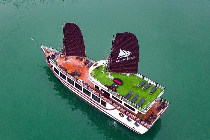 Imagen del tour: Escape Sails - Luxury Halong Bay - Lan Ha Bay Day Cruise con itinerario de 8 horas