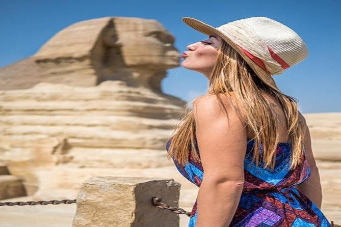 Imagen del tour: Tour incluido Pirámides de Giza Esfinge Menfis Saqqara Almuerzo guía, paseo en camello