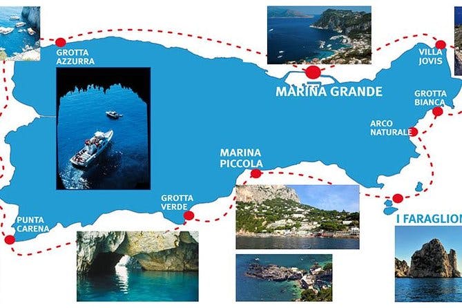 Imagen del tour: Capri: Excursión en barco, entradas prioritarias y Blue Grotto (Opcional)