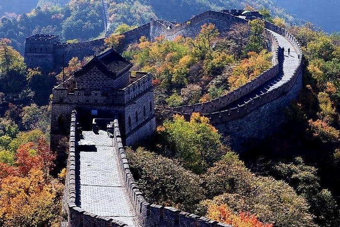 Imagen del tour: Excursión privada de un día a Qingdao a la Gran Muralla de Mutianyu con teleférico o paseo en trineo