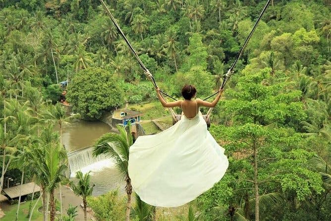 Imagen del tour: Ubud: Monkey Forest - Jungle Swing - Rice Terrace - Water Temple and Waterfall