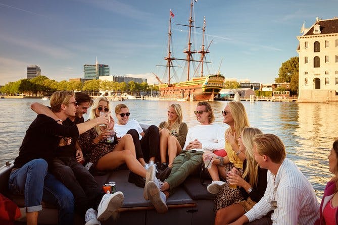 Imagen del tour: Recorrido turístico de lujo por los canales de Ámsterdam con guía local en vivo