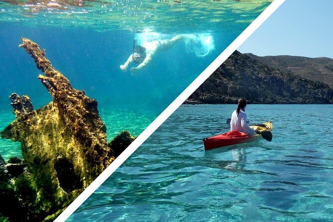 Imagen del tour: Visitas guiadas en kayak y esnórquel en el oeste de Creta
