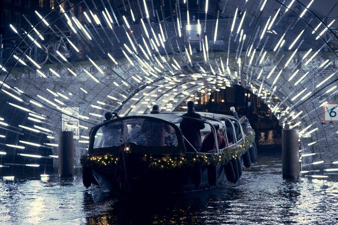 Imagen del tour: Ámsterdam: crucero por el canal de lujo Light Festival