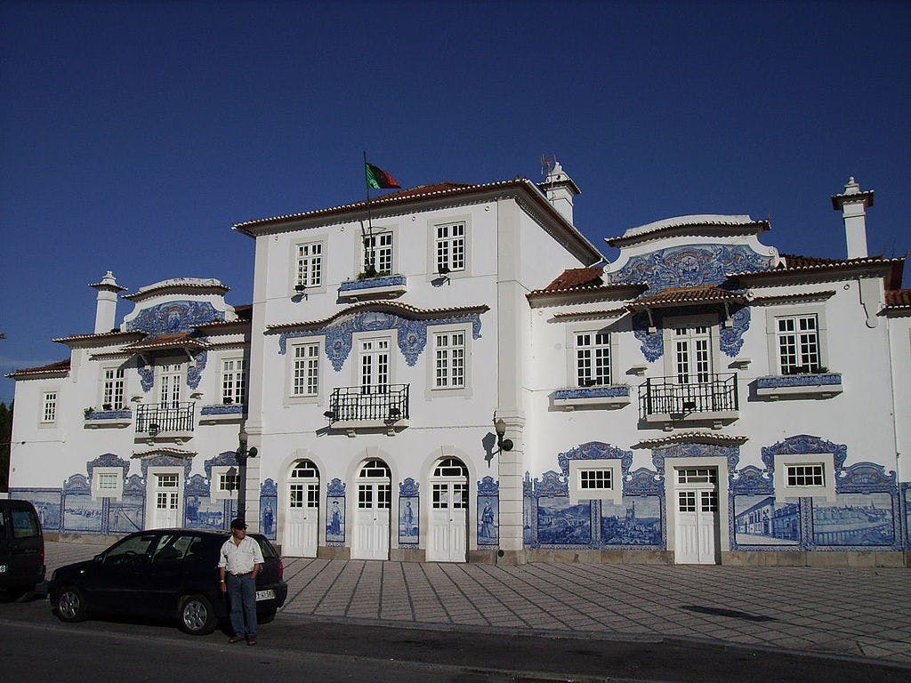 Antigua estación de Aveiro.