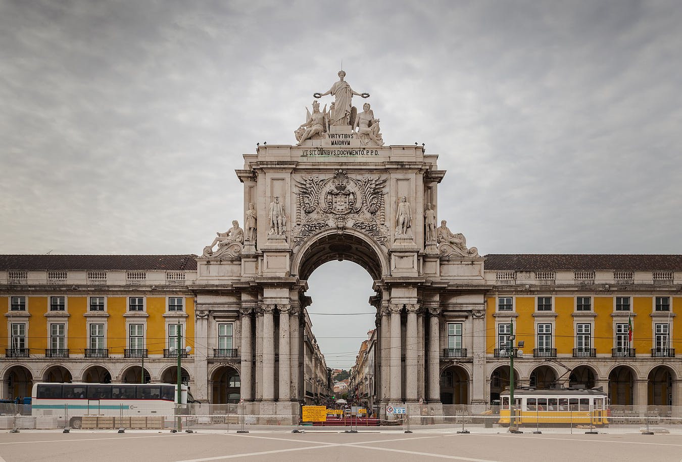 El emblemático Arco de Rúa Augusta de Lisboa.