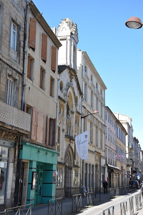 Calle en la zona de la Bastide de saint-Louis, Carcasona.