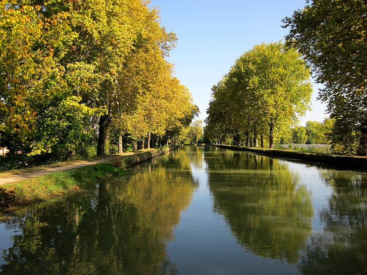 Canal du Midi, Carcasona.