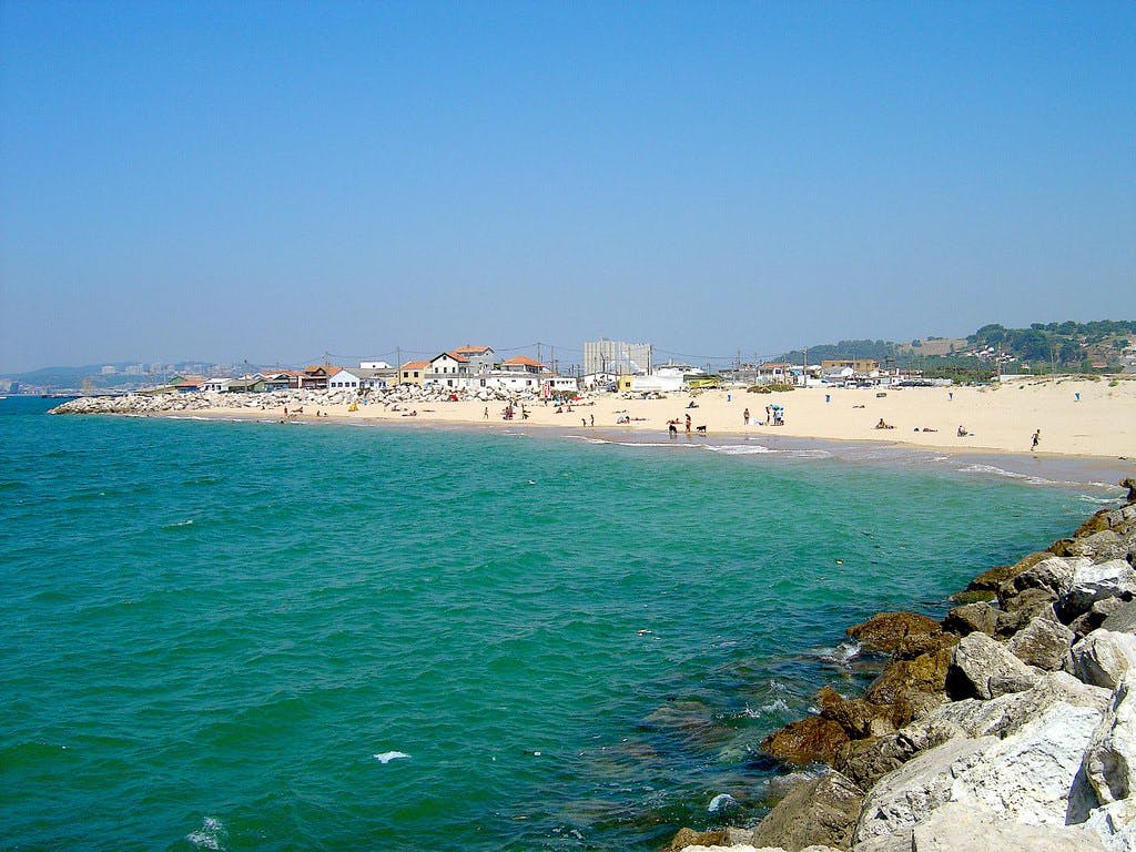 Playa de Cova do Vapor, Portugal.
