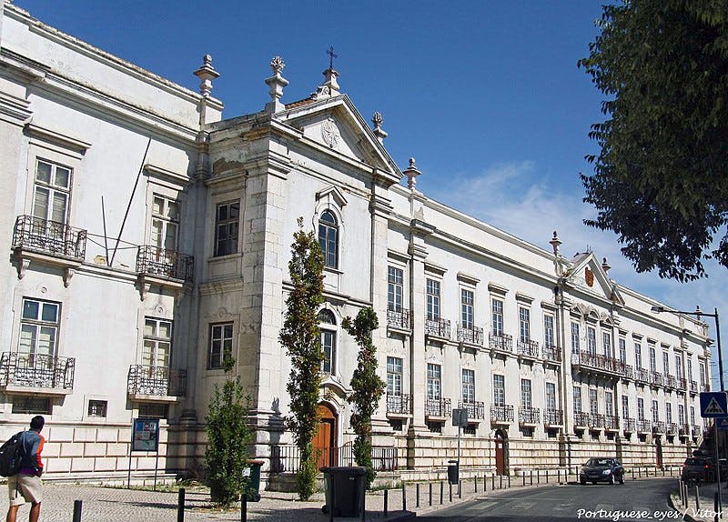 Fachada del Museo del Azulejo, Lisboa.