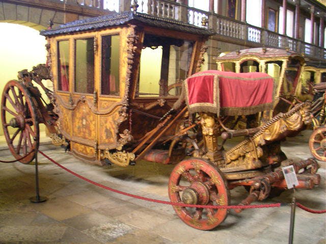 Carroza expuesta en el Museo dos Coches, Lisboa.