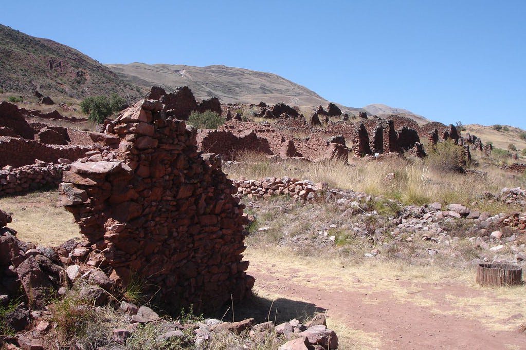 El centro arqueoloógico de Piquillacta en Perú
