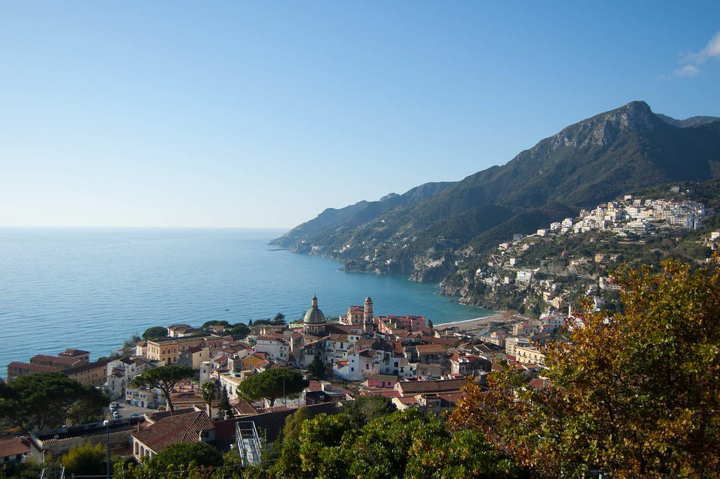 Panoramica de Vietri Sul Mare, Costa Amalfitana.