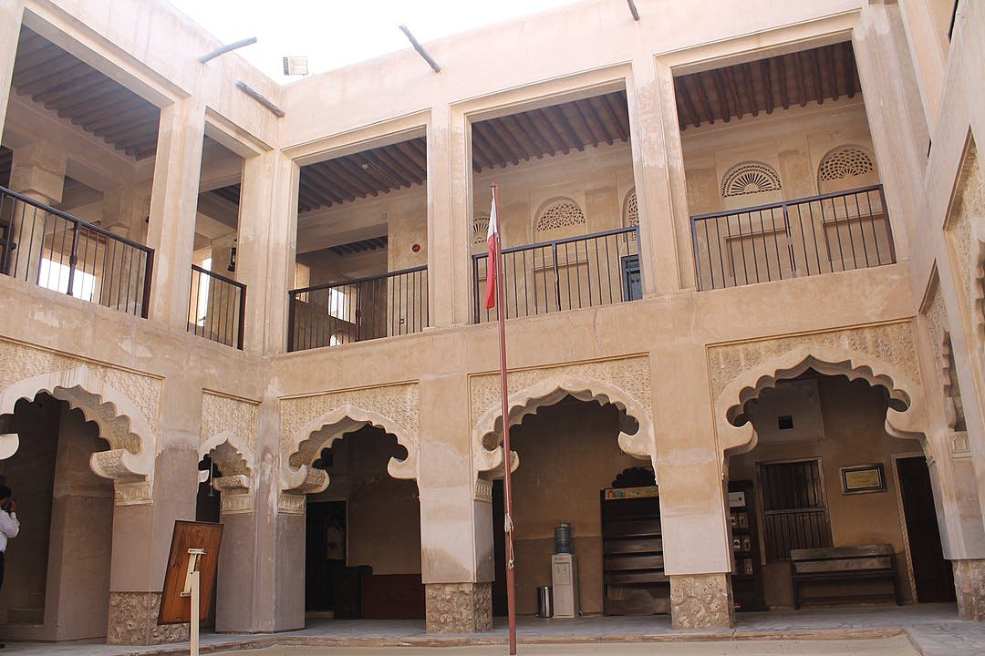 Escuela tradicional convertida en museo en Deira, Dubai.