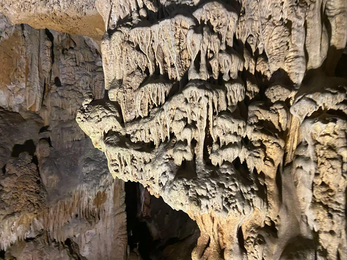 Formaciones de la cueva Sfendoni de Creta.