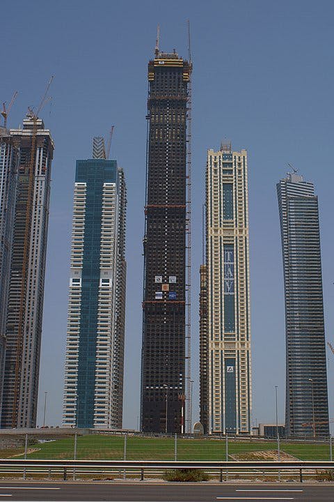 Marina 101, el segundo edificio más alto de Dubái.