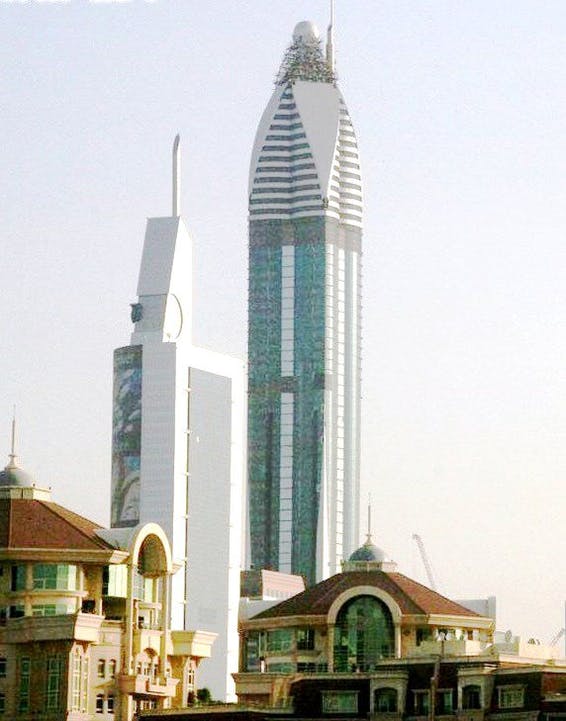 Rose Rayhaan by Rotana, el hotel más alto del mundo.