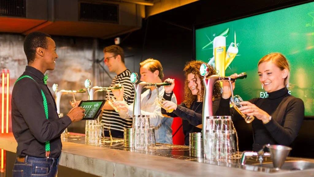 Cata de cervezas en el Heineken Experience