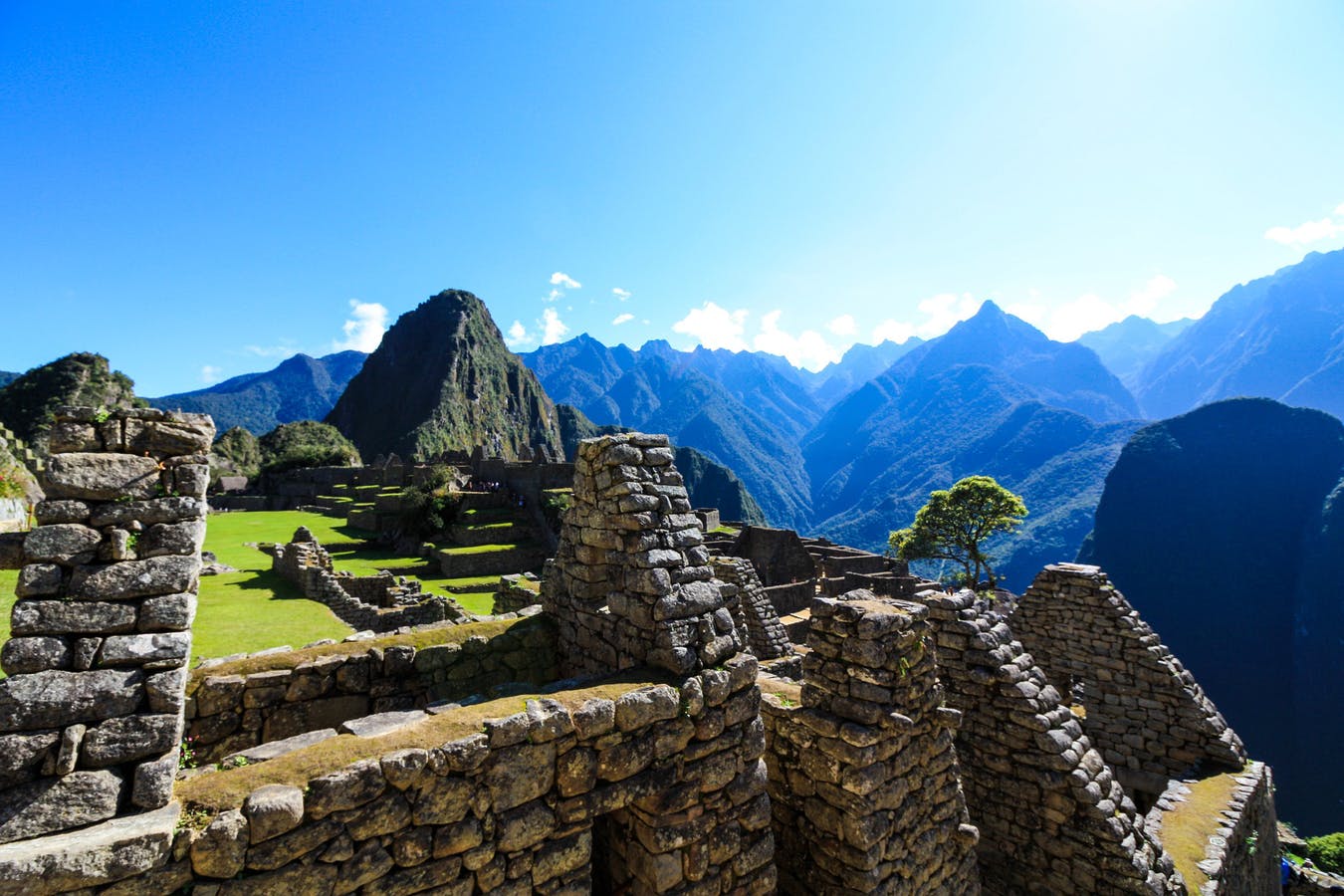 Una de las paredes del Machu Picchu.