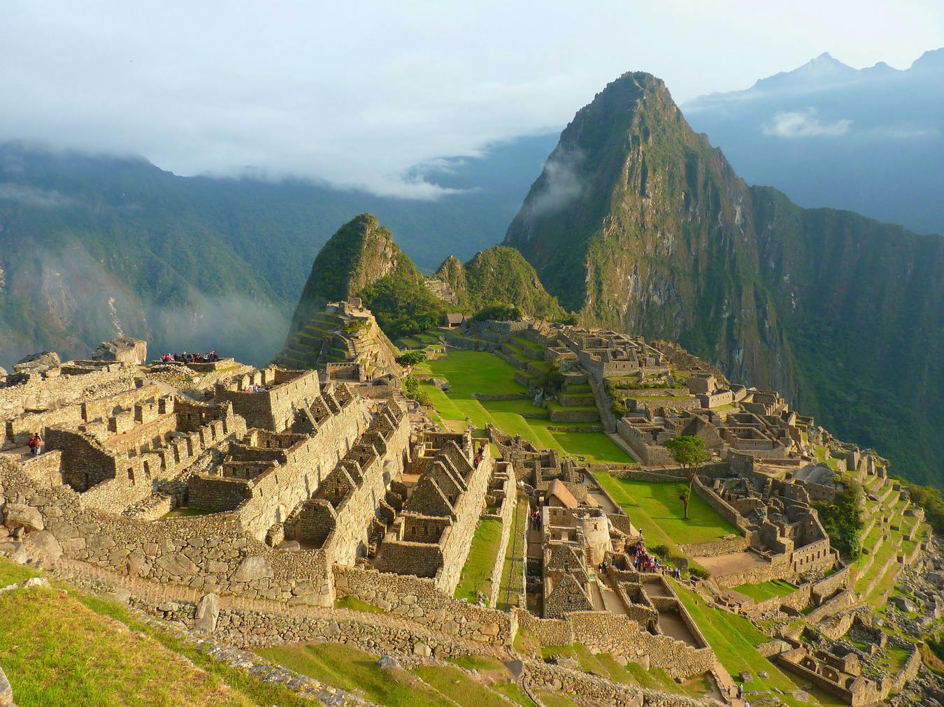 Las ruinas de la ciudad del Macu Picchu.