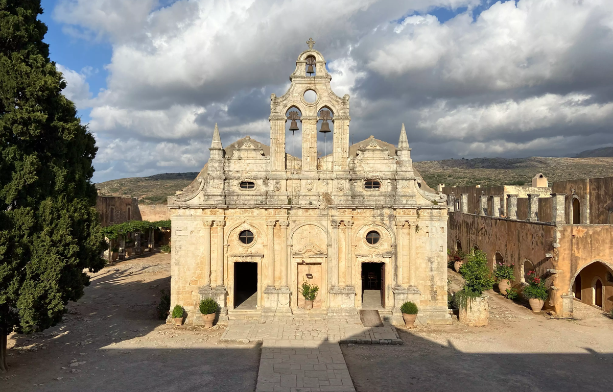 Monasterio de Arkadi en Creta