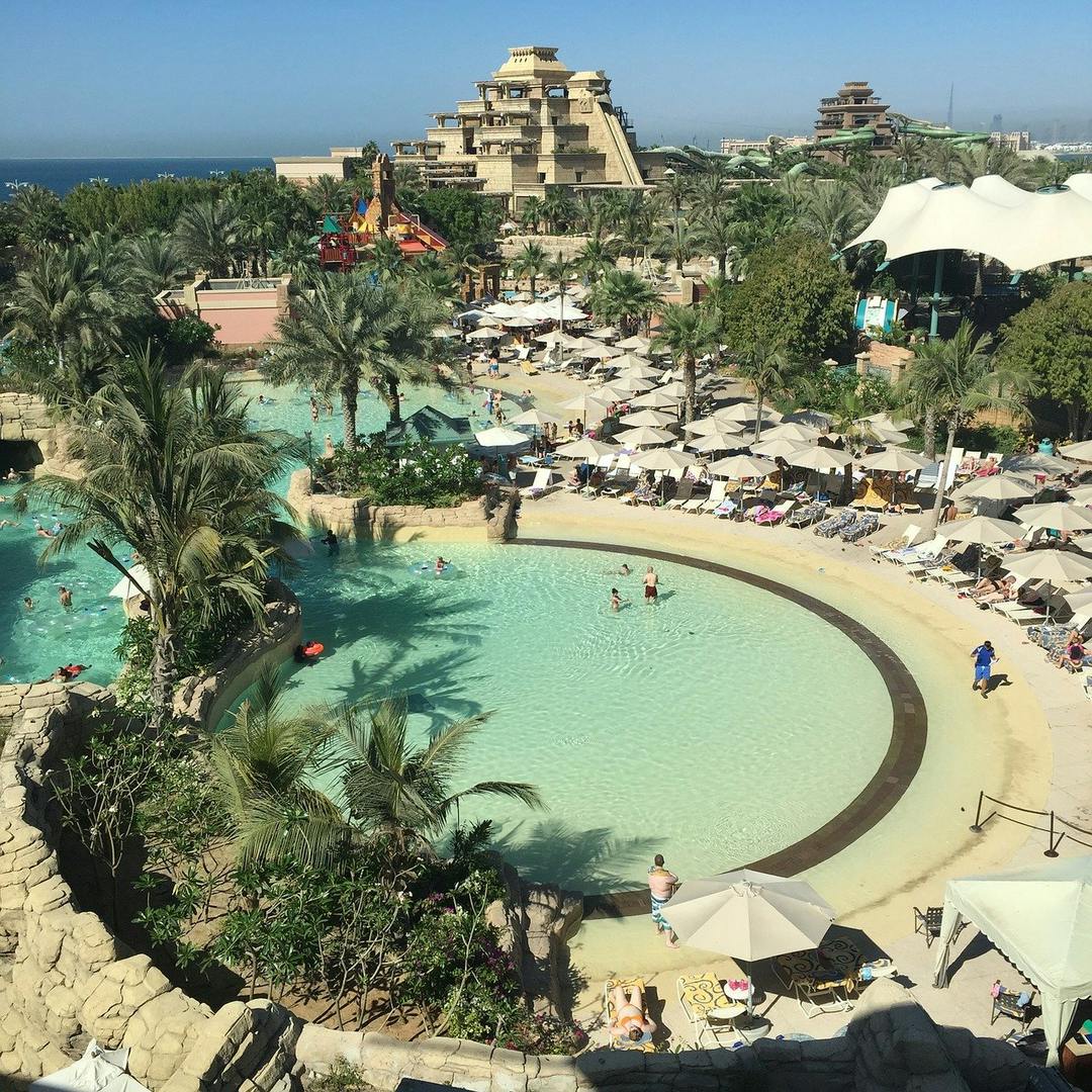 Parque acuatico hotel Atlantis de Dubai