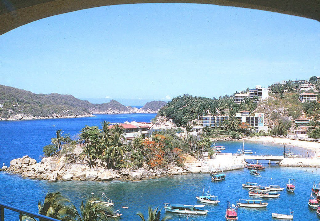 Playa Caleta en Acapulco