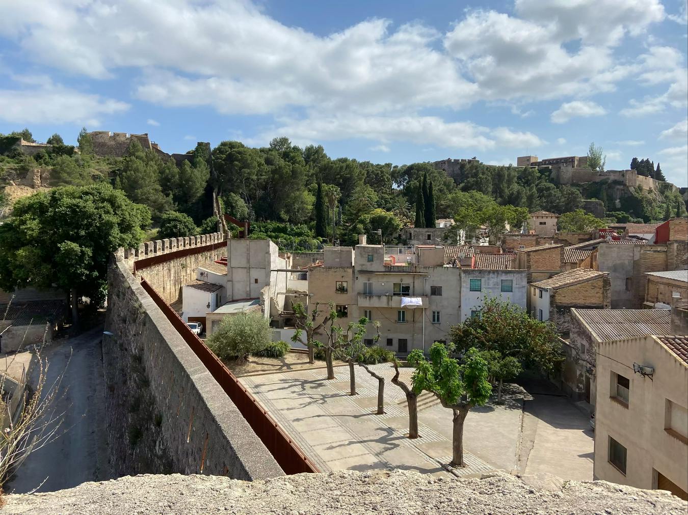 Vistas desde la torre de la Muralla Remolins, Tortosa.