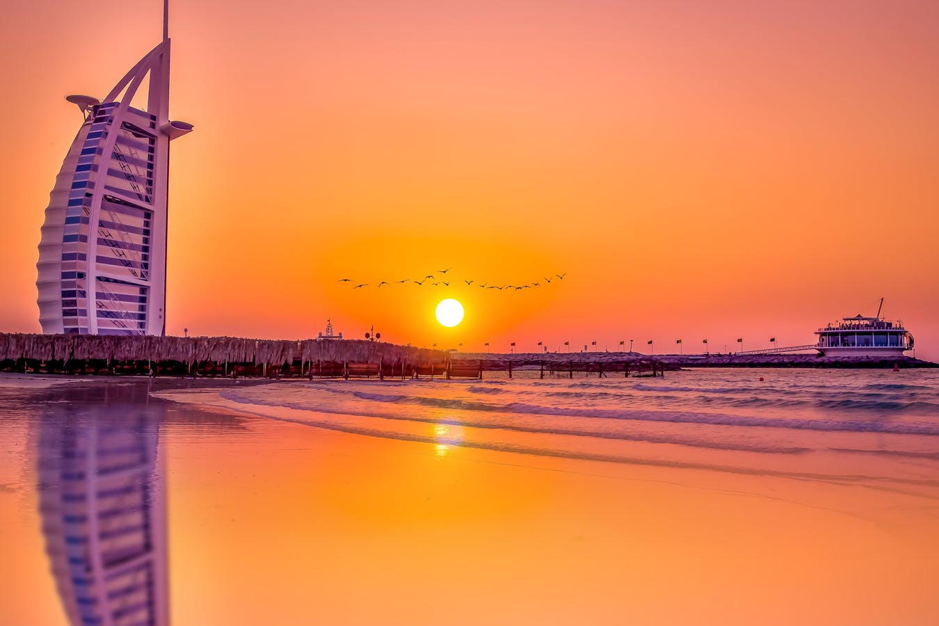 Puesta de sol Burj Al Arab